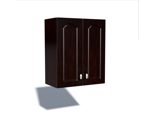 Corp superior 60 cu 2 usi cu scurgator de vase Zebra MDF mustata wenge